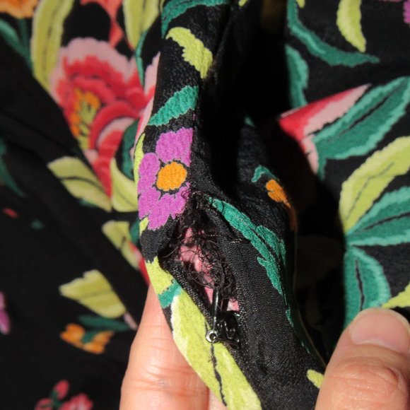 Vintage 80s Norma Kamali Dress Does 1920s Or 1930s Garden Party Dress S - Picture 14 of 15